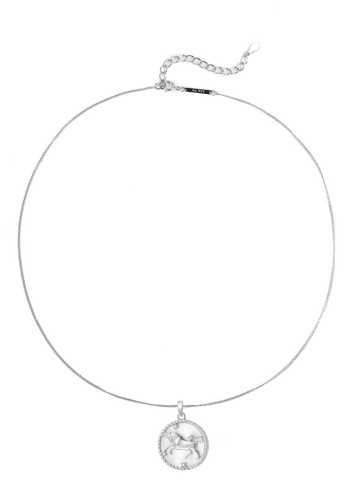 Collier pendentif zodiaque Taureau